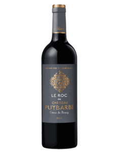 Rotwein Le Roc Château Puybarbe Côtes de Bourg